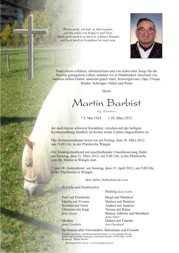 Martin  Barbist